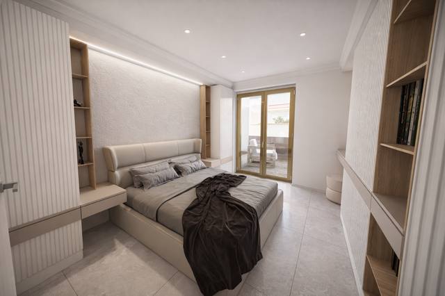 Render White Diamond: Un dialogo misurato tra materia, colore e proporzione costruisce un’atmosfera che invita a restare. Le superfici non sono soltanto decorative: riflettono, assorbono e guidano la luce nelle diverse ore del giorno. È un equilibrio utile quando si desidera un interno elegante ma non fragile o dipendente dalle mode. La luce è stata pensata per non creare riflessi fastidiosi, lasciando ogni superficie percepibile sia di giorno sia dopo il tramonto. Ogni elemento contribuisce a definire l’identità della vista 26 del portfolio White Diamond.