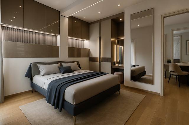 Render White Diamond: La luce radente accarezza le superfici e porta quiete nel cuore dell’ambiente. La scelta di mantenere una base cromatica controllata permette a legno, tessuti e finiture di distinguersi senza creare rumore visivo. In pratica, questa soluzione rende la stanza più facile da vivere, illuminare e completare nel tempo. La composizione permette di riconoscere una funzione principale senza impedire allo spazio di accogliere altri momenti della giornata. Ogni elemento contribuisce a definire l’identità della vista 91 del portfolio White Diamond.