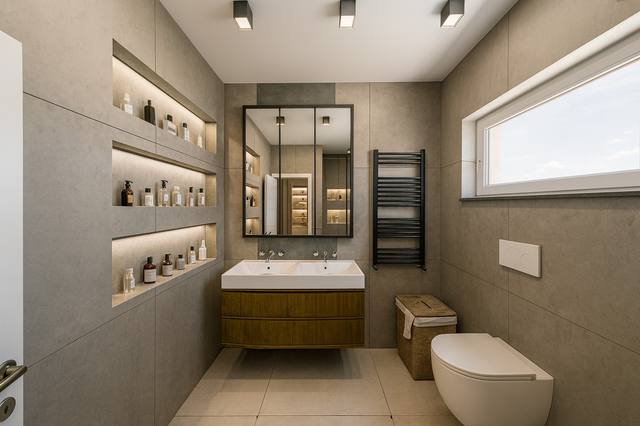 Render White Diamond: Un dialogo misurato tra materia, colore e proporzione costruisce un’atmosfera che invita a restare. Le superfici non sono soltanto decorative: riflettono, assorbono e guidano la luce nelle diverse ore del giorno. È un equilibrio utile quando si desidera un interno elegante ma non fragile o dipendente dalle mode. La luce è stata pensata per non creare riflessi fastidiosi, lasciando ogni superficie percepibile sia di giorno sia dopo il tramonto. Ogni elemento contribuisce a definire l’identità della vista 113 del portfolio White Diamond.