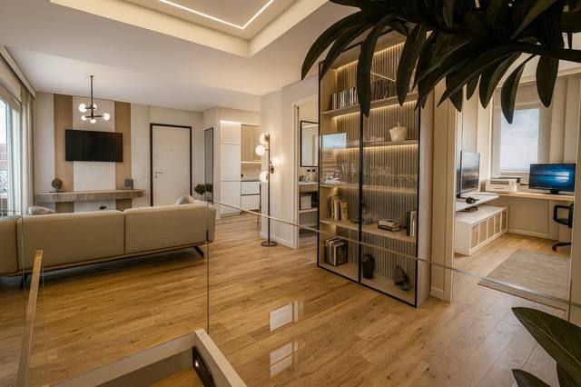 Render White Diamond: La luce radente accarezza le superfici e porta quiete nel cuore dell’ambiente. La scelta di mantenere una base cromatica controllata permette a legno, tessuti e finiture di distinguersi senza creare rumore visivo. In pratica, questa soluzione rende la stanza più facile da vivere, illuminare e completare nel tempo. La composizione permette di riconoscere una funzione principale senza impedire allo spazio di accogliere altri momenti della giornata. Ogni elemento contribuisce a definire l’identità della vista 130 del portfolio White Diamond.