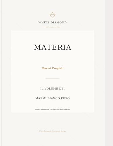 Copertina di Materia – Marmi Pregiati